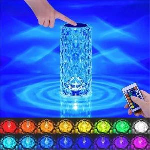 LED Crystal Table Lamp